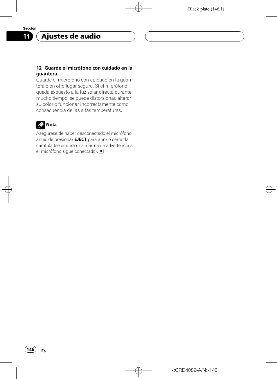 Ajustes de audio | Pioneer DEH-P80RS User Manual | Page 146 / 168