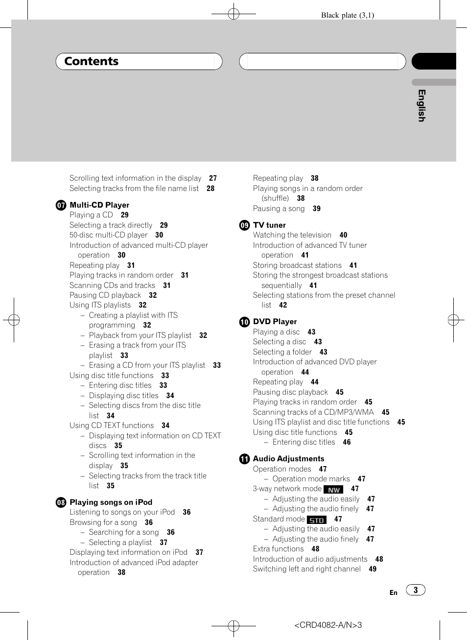Pioneer DEH-P80RS User Manual | Page 3 / 168