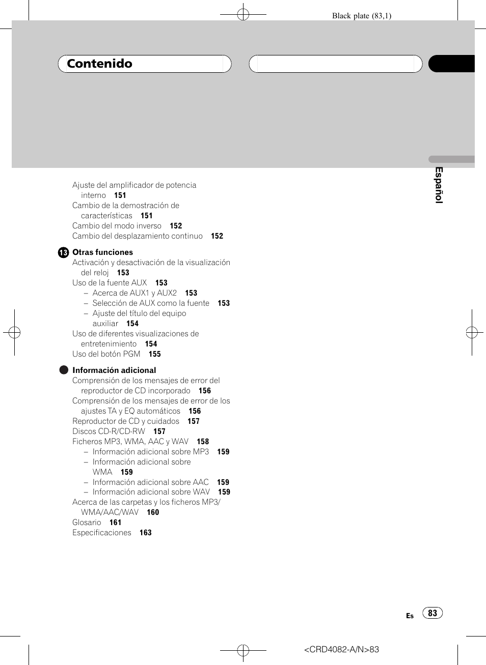 Pioneer DEH-P80RS User Manual | Page 83 / 168