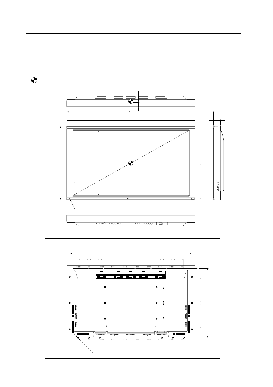 2 external dimensions, External dimensions | Pioneer PDP-501MX User Manual | Page 10 / 115