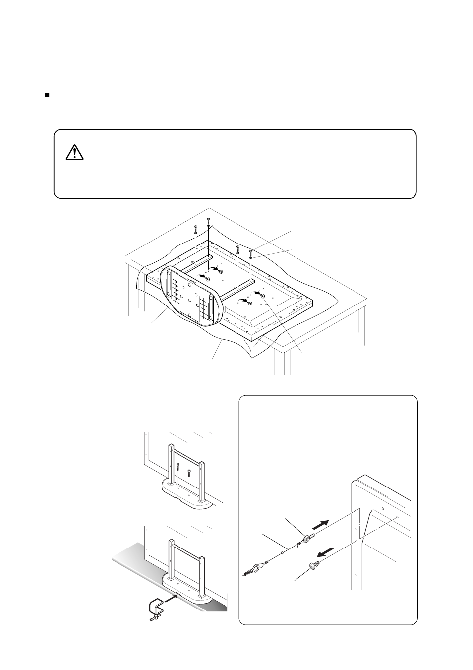 Table-top stand: pdk-5001 | Pioneer PDP-501MX User Manual | Page 40 / 115