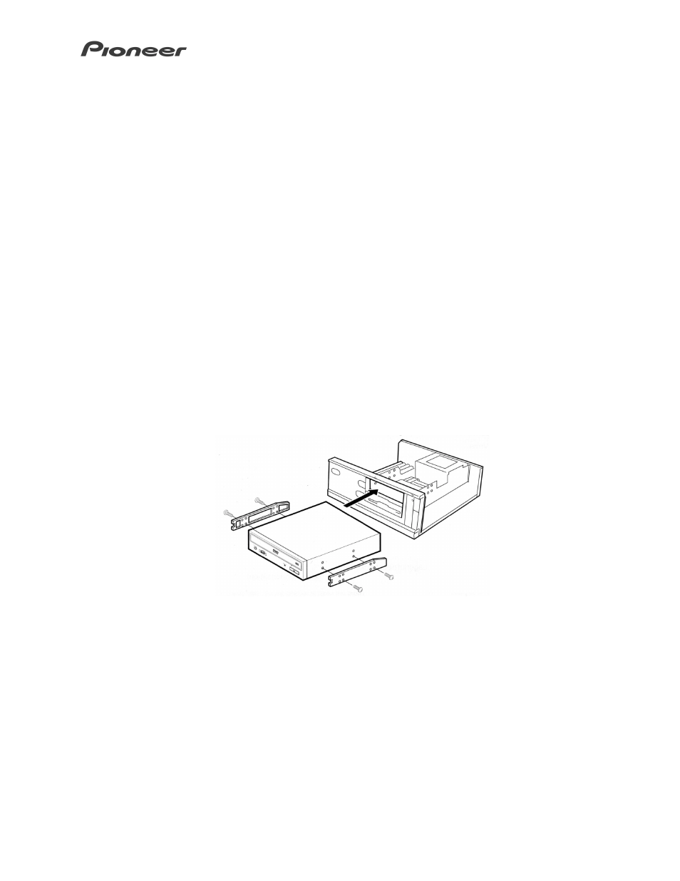 Installation, 1 positioning the drive, 2 connections | Positioning the drive, Connections | Pioneer DVD-116 User Manual | Page 11 / 13