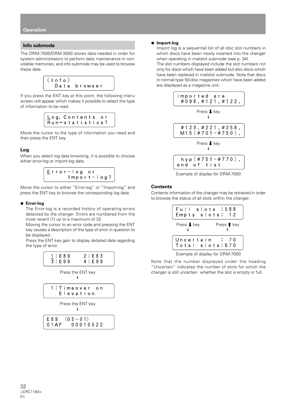 Pioneer DRM-7000 User Manual | Page 32 / 47