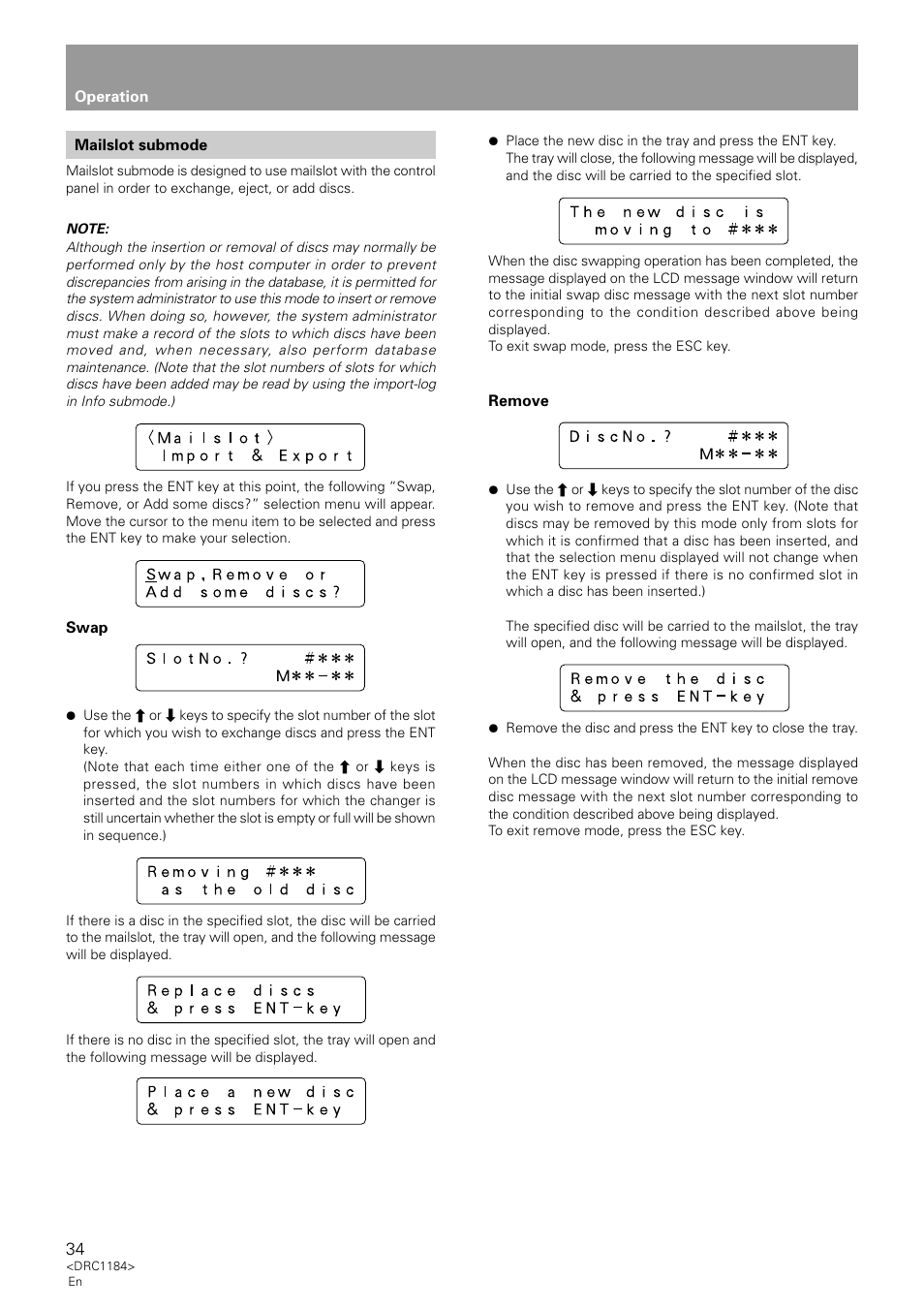 Pioneer DRM-7000 User Manual | Page 34 / 47