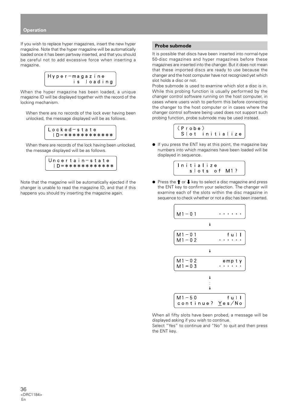 Pioneer DRM-7000 User Manual | Page 36 / 47