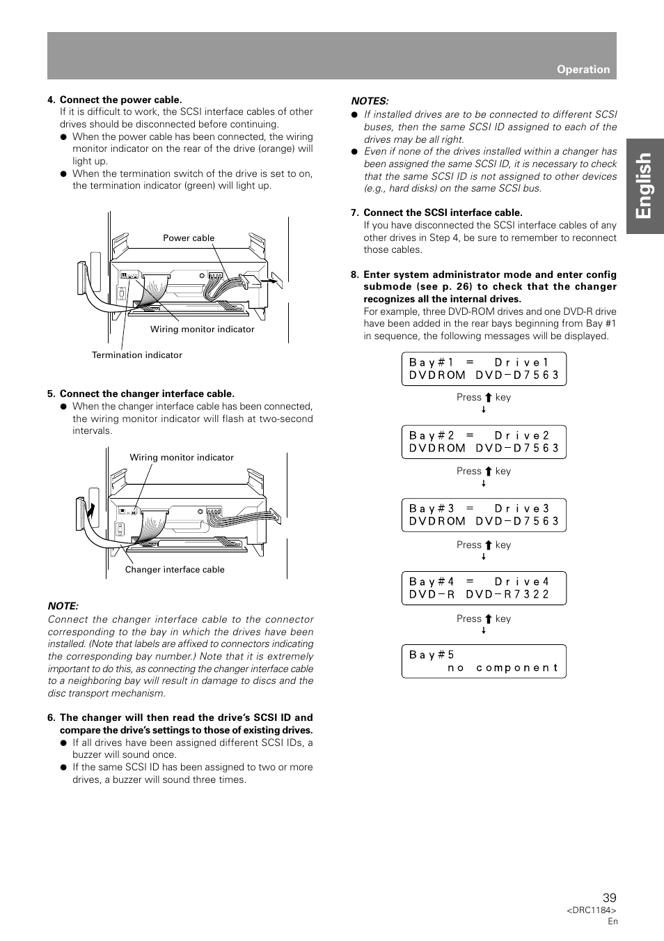 English | Pioneer DRM-7000 User Manual | Page 39 / 47