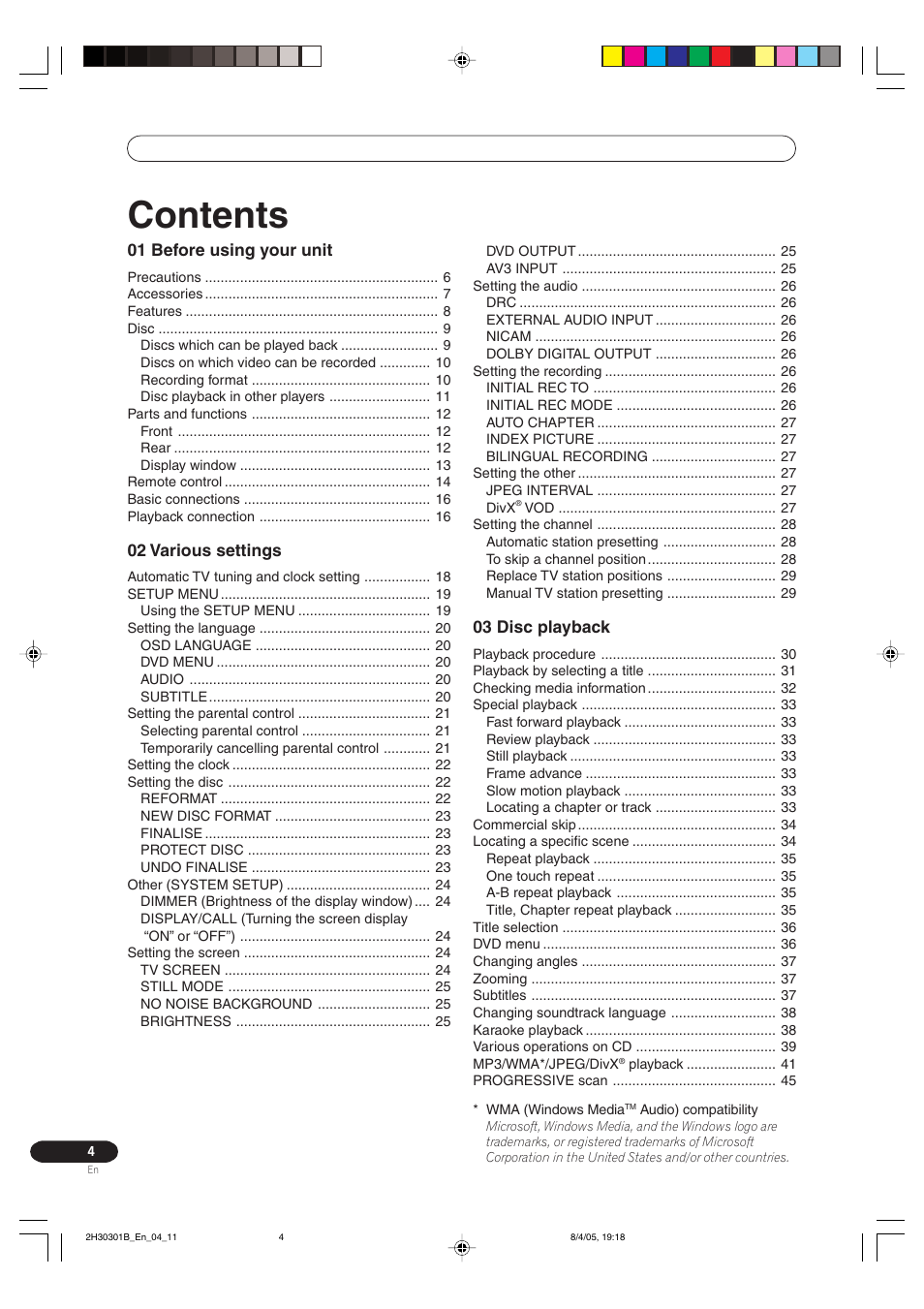 Pioneer DVR-RT501-S User Manual | Page 4 / 92