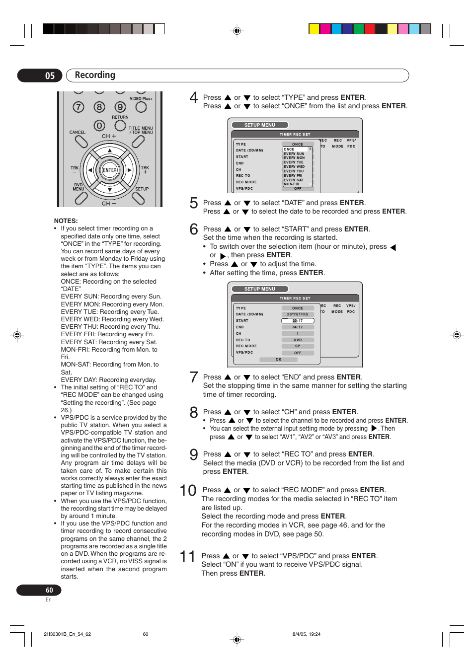 Recording 05 | Pioneer DVR-RT501-S User Manual | Page 60 / 92