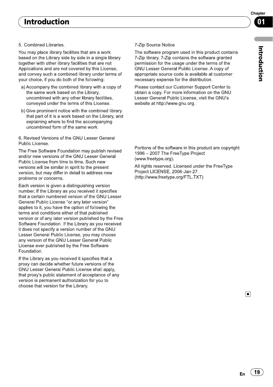 Introduction | Pioneer SUPER TUNER AVIC-Z110BT User Manual | Page 19 / 211