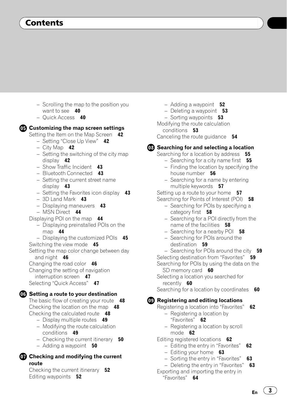 Pioneer SUPER TUNER AVIC-Z110BT User Manual | Page 3 / 211