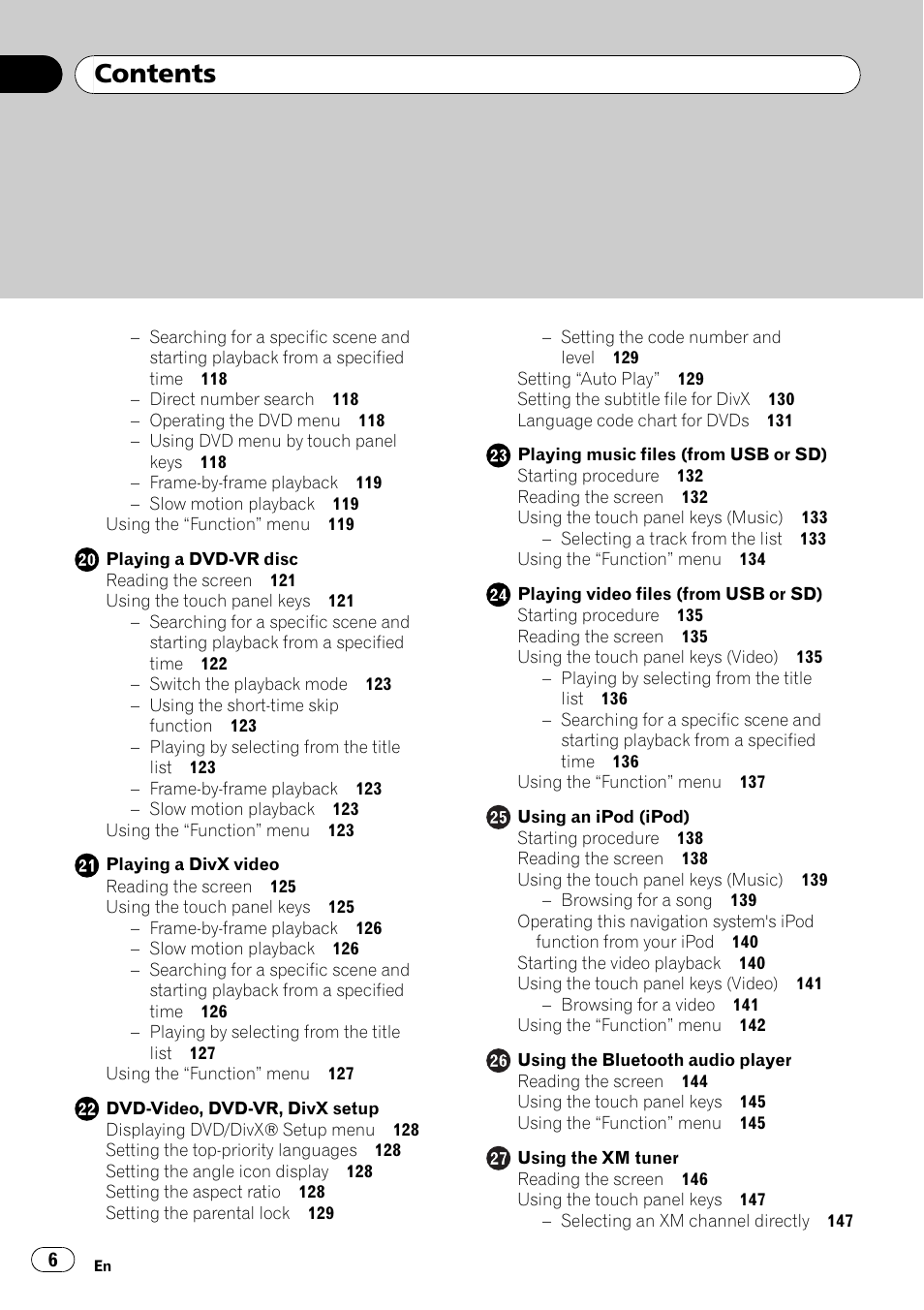 Pioneer SUPER TUNER AVIC-Z110BT User Manual | Page 6 / 211