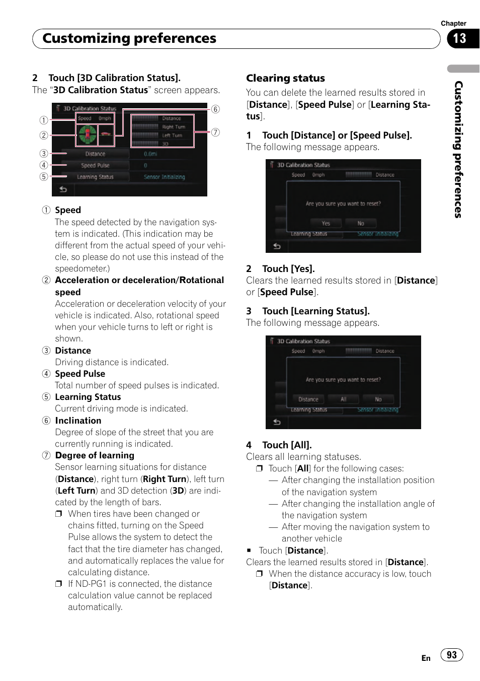 Customizing preferences | Pioneer SUPER TUNER AVIC-Z110BT User Manual | Page 93 / 211