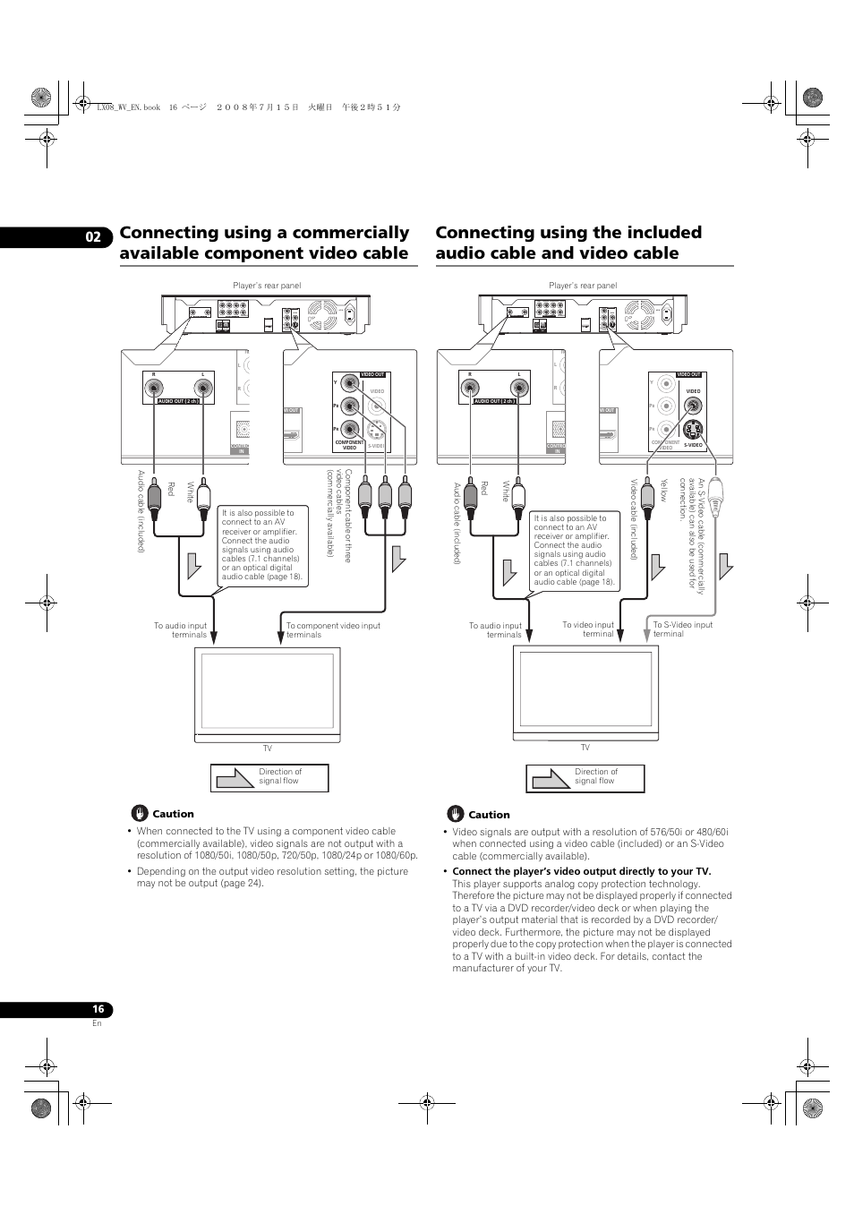 Pioneer BDP-LX08 User Manual | Page 16 / 72