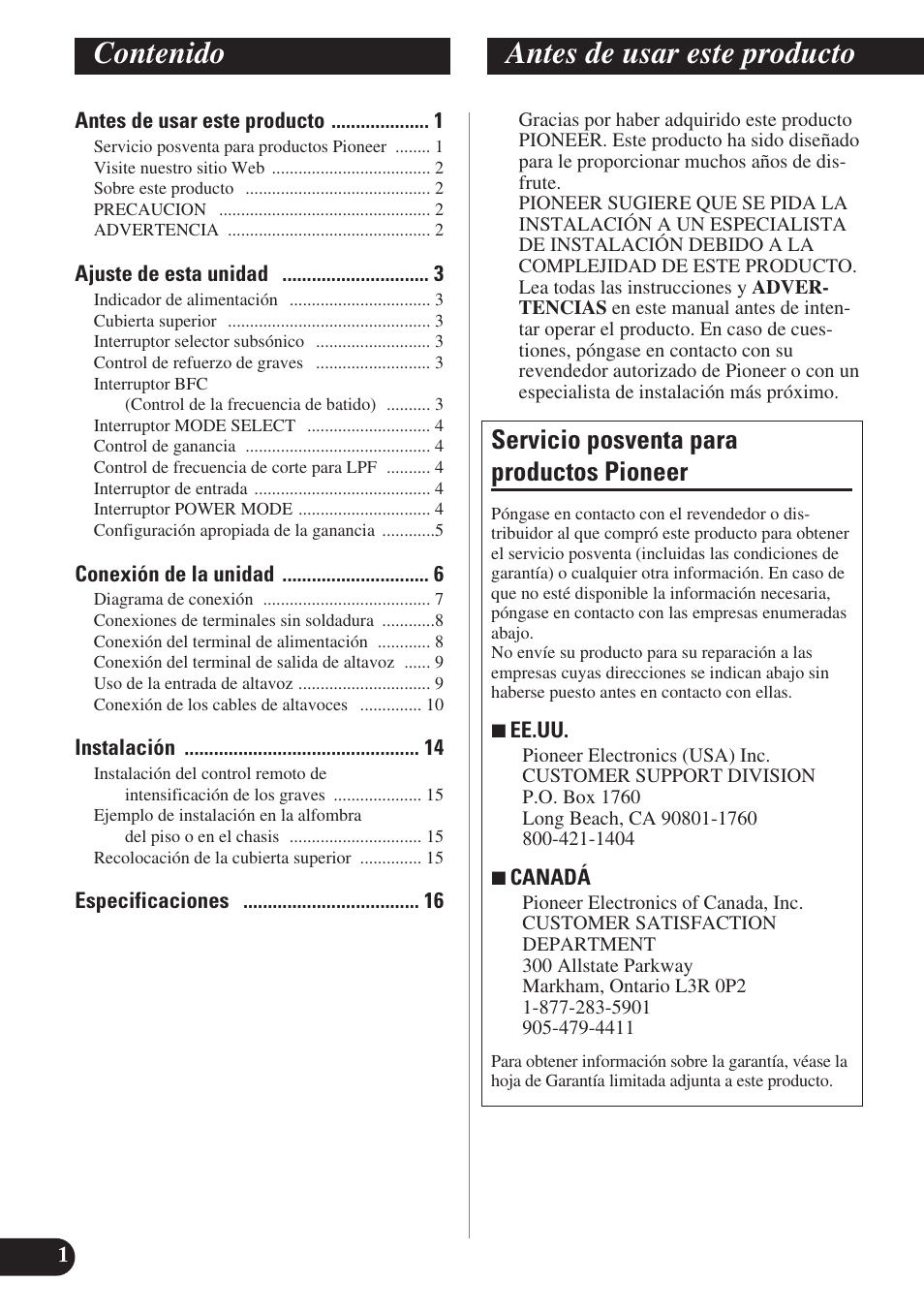 Pioneer PREMIER PRS-D1200M User Manual | Page 34 / 50