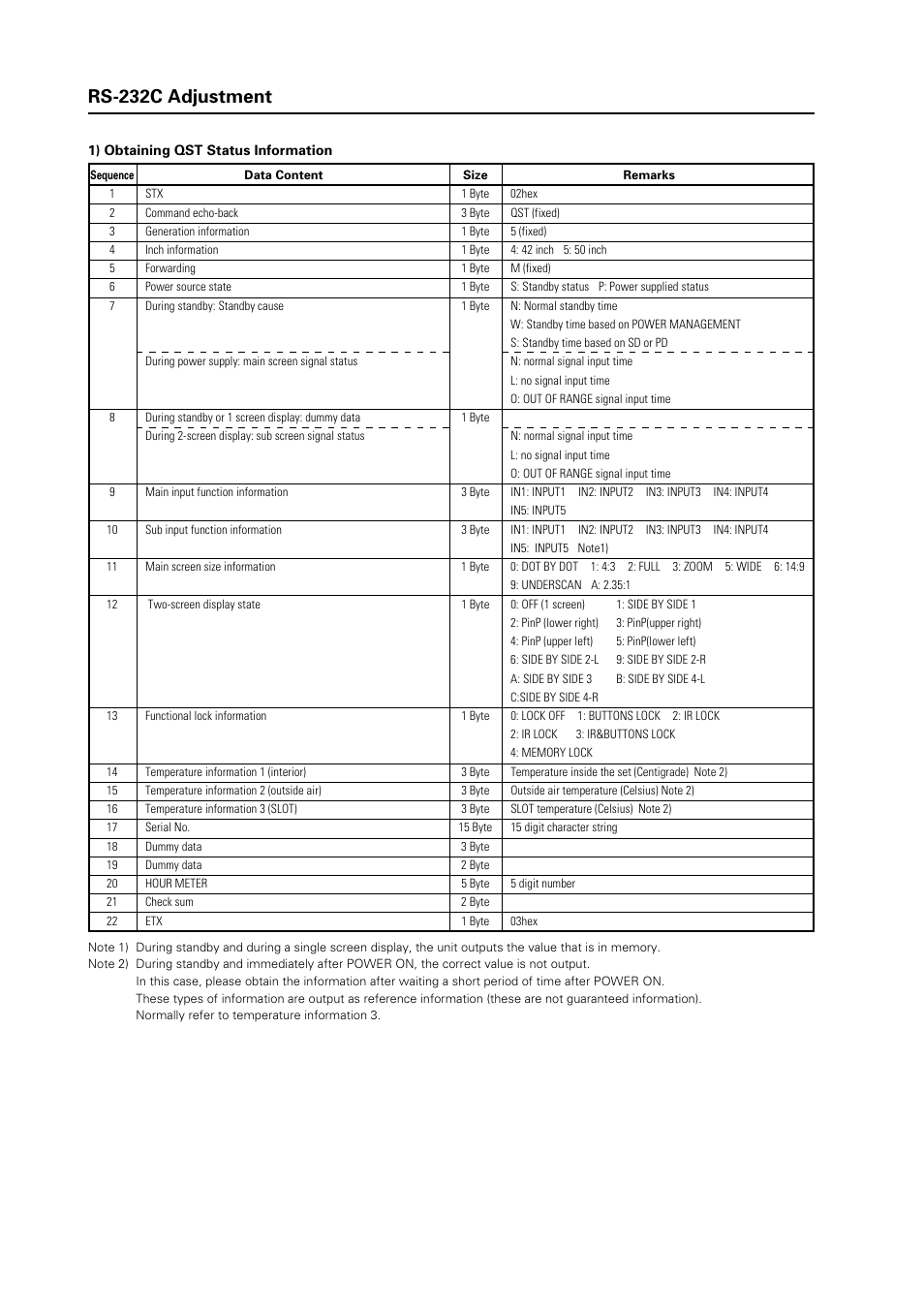 Pioneer INDUSTRIAL PLASMA DISPLAY PANEL PDP-507CMX User Manual | Page 16 / 22