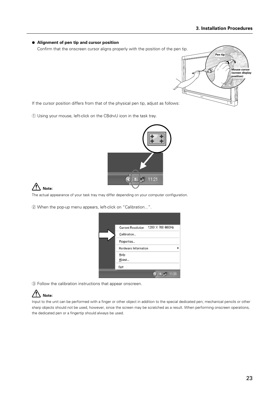 Pioneer HANDWRITING DEVICE PDK-50HW3 User Manual | Page 23 / 52