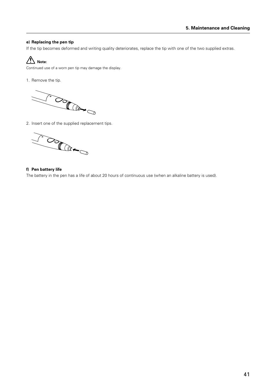 Pioneer HANDWRITING DEVICE PDK-50HW3 User Manual | Page 41 / 52