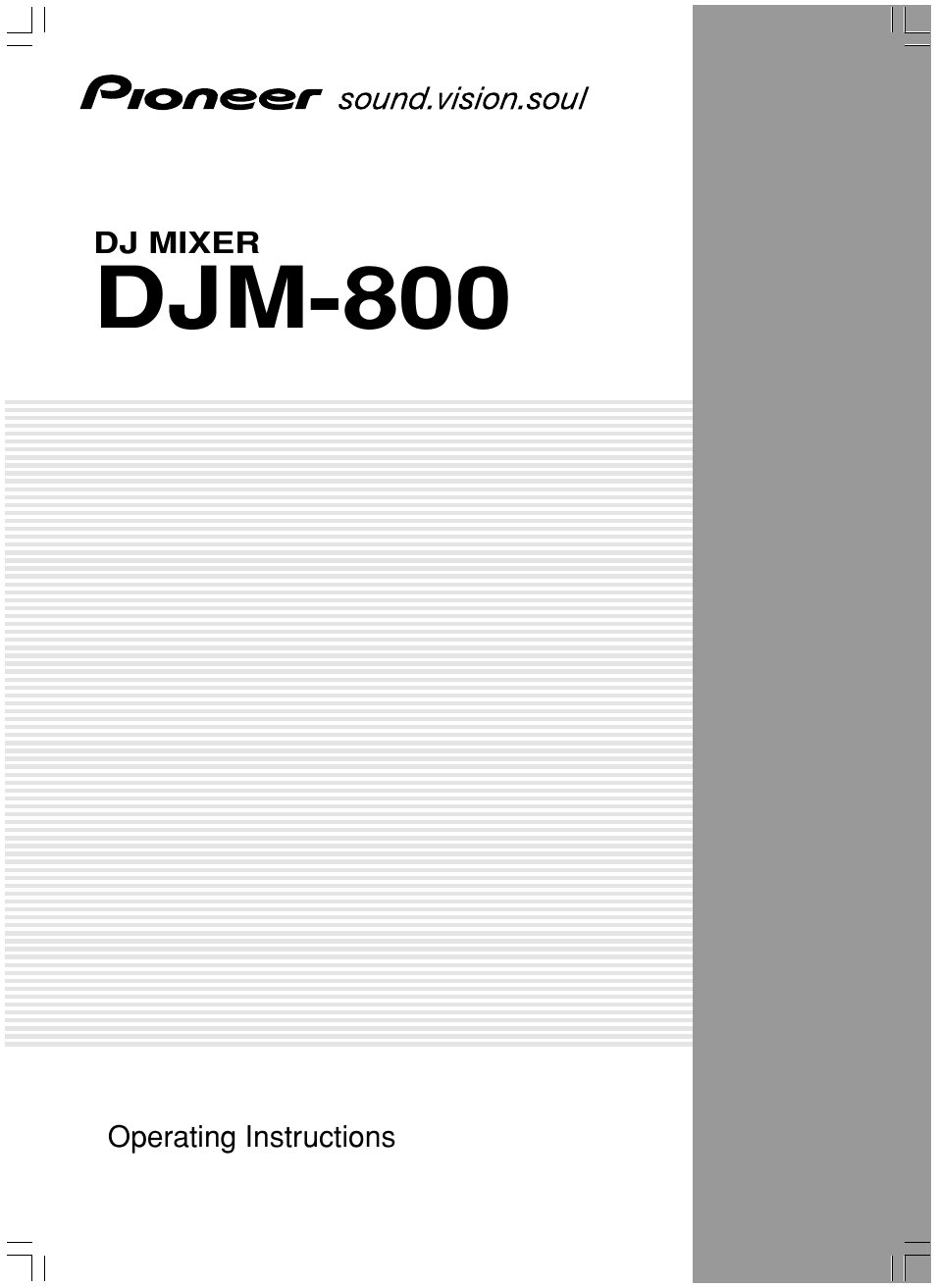 Pioneer DJM-600 User Manual | 24 pages