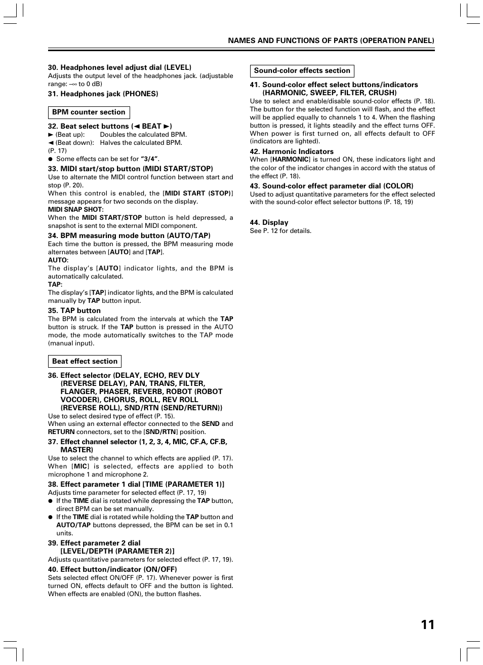 Pioneer DJM-600 User Manual | Page 11 / 24