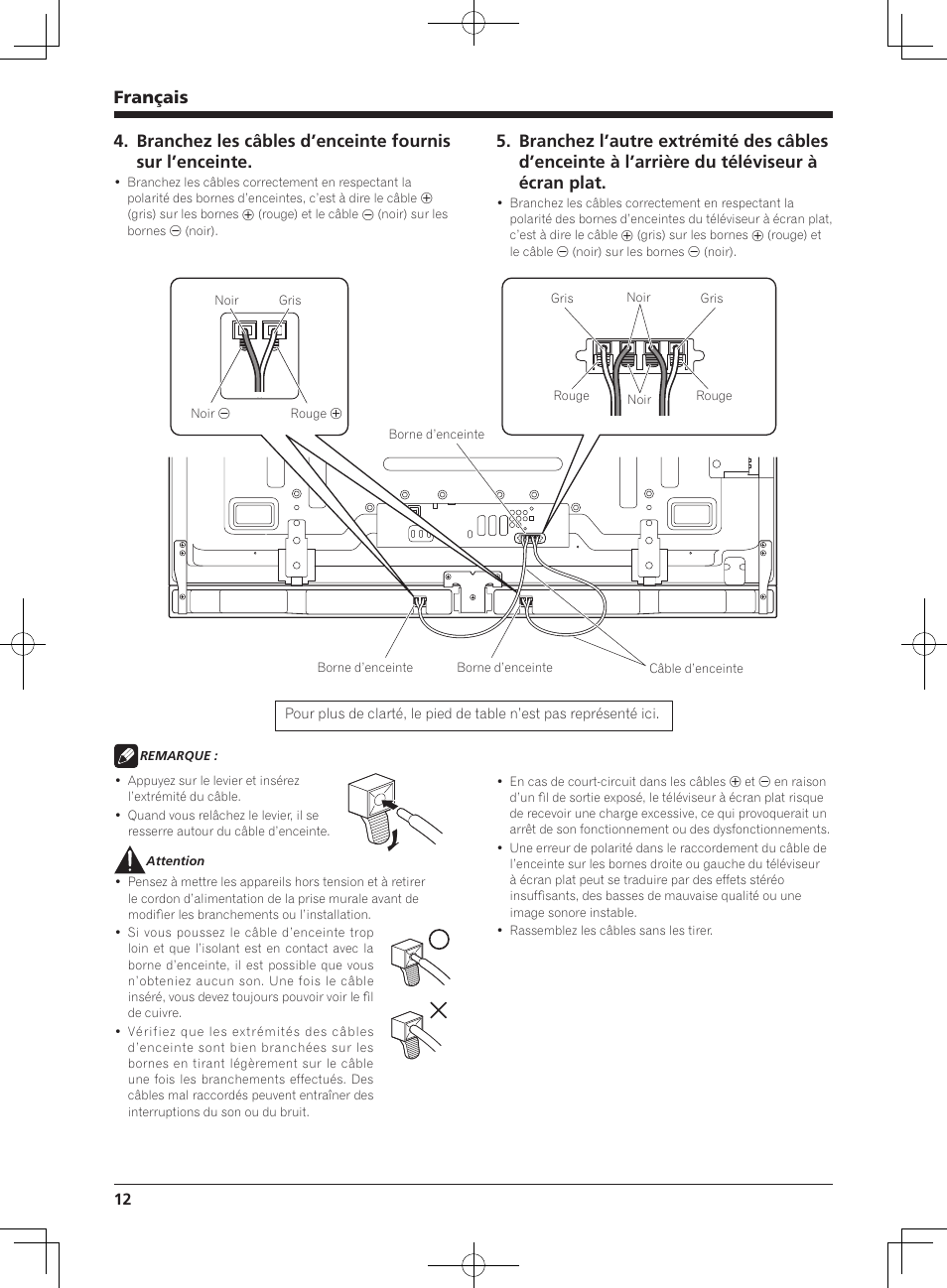 Français | Pioneer KURO PDP-S65 User Manual | Page 12 / 58