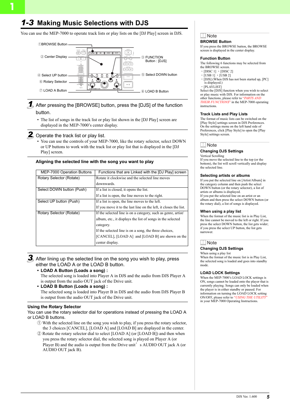 3 making music selections with djs, Making music selections with djs | Pioneer MEP-7000 User Manual | Page 5 / 16