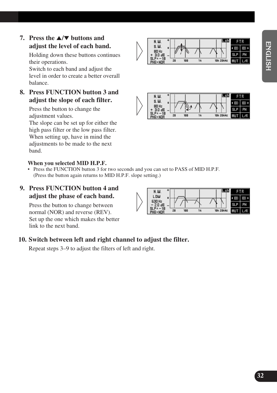 Pioneer DEQ-P9 User Manual | Page 33 / 60