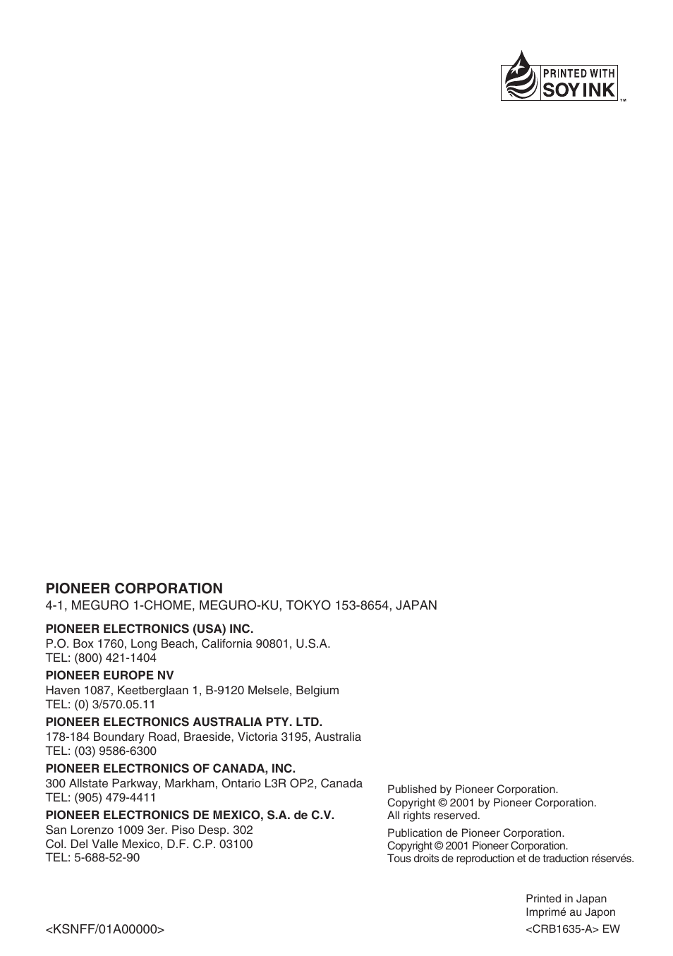 Pioneer DEQ-P9 User Manual | Page 60 / 60