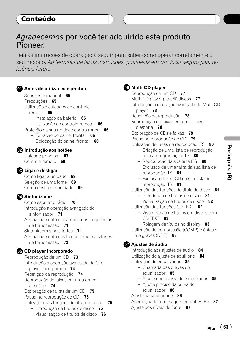 Pioneer Super Tuner III D DEH-P2550 User Manual | Page 63 / 96