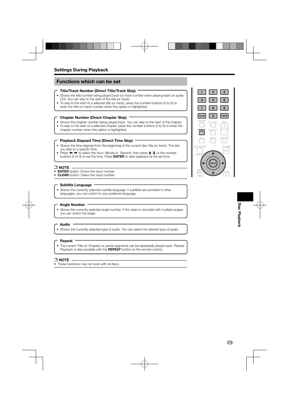 Functions which can be set | Pioneer BDP-120 User Manual | Page 37 / 111