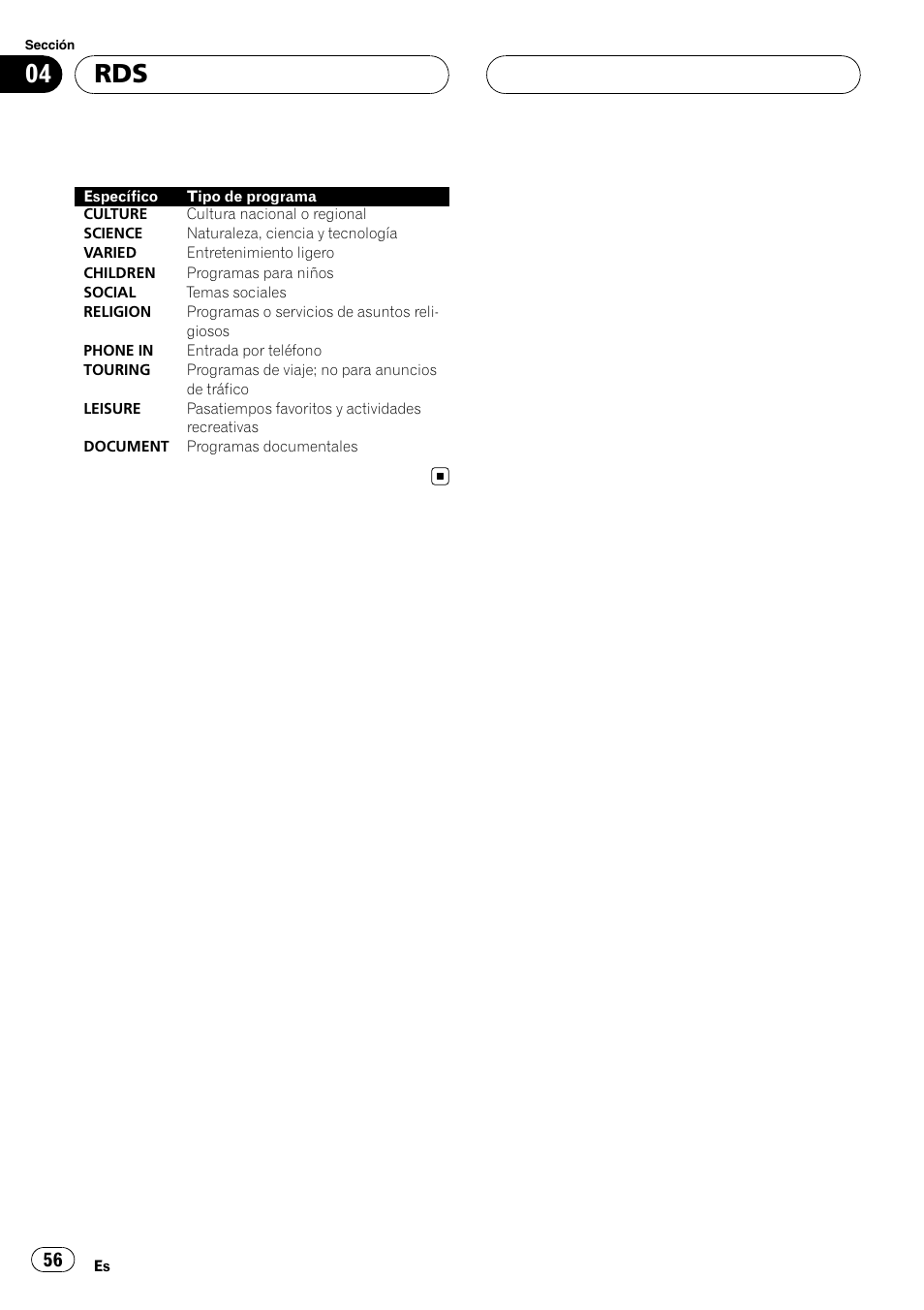 Pioneer RDS DEH-P40MP User Manual | Page 56 / 90