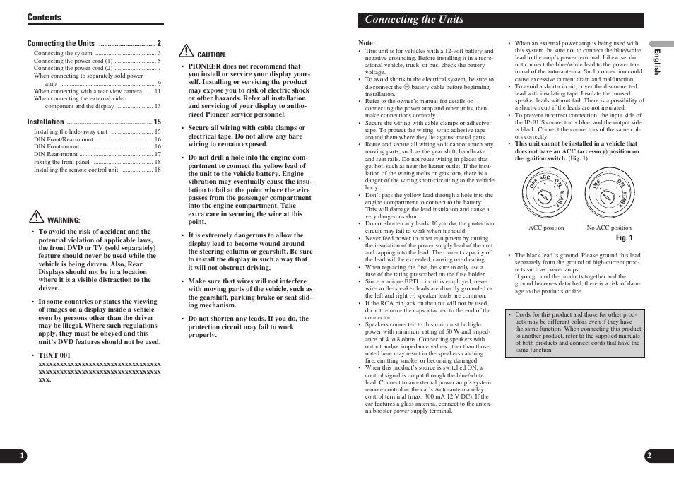 Pioneer AVH-P7850DVD User Manual | Page 2 / 11