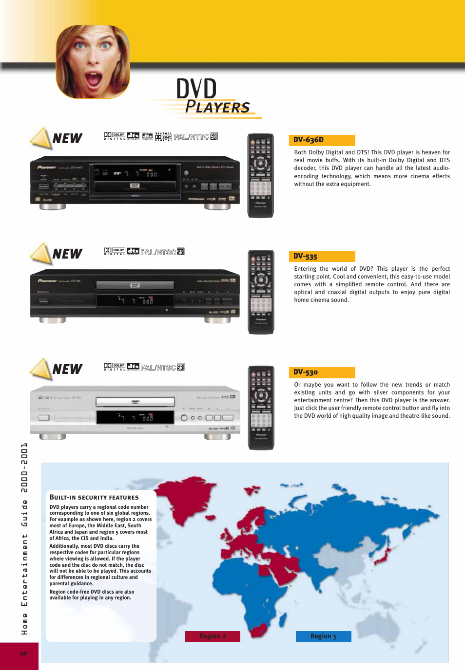 Players | Pioneer Digital Home Cinema System User Manual | Page 12 / 21