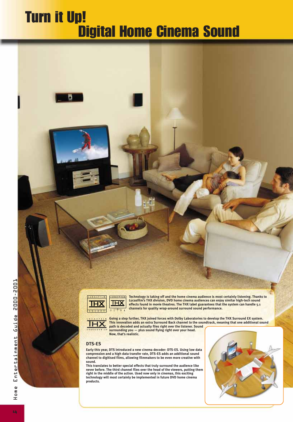 Turn it up! digital home cinema sound | Pioneer Digital Home Cinema System User Manual | Page 14 / 21
