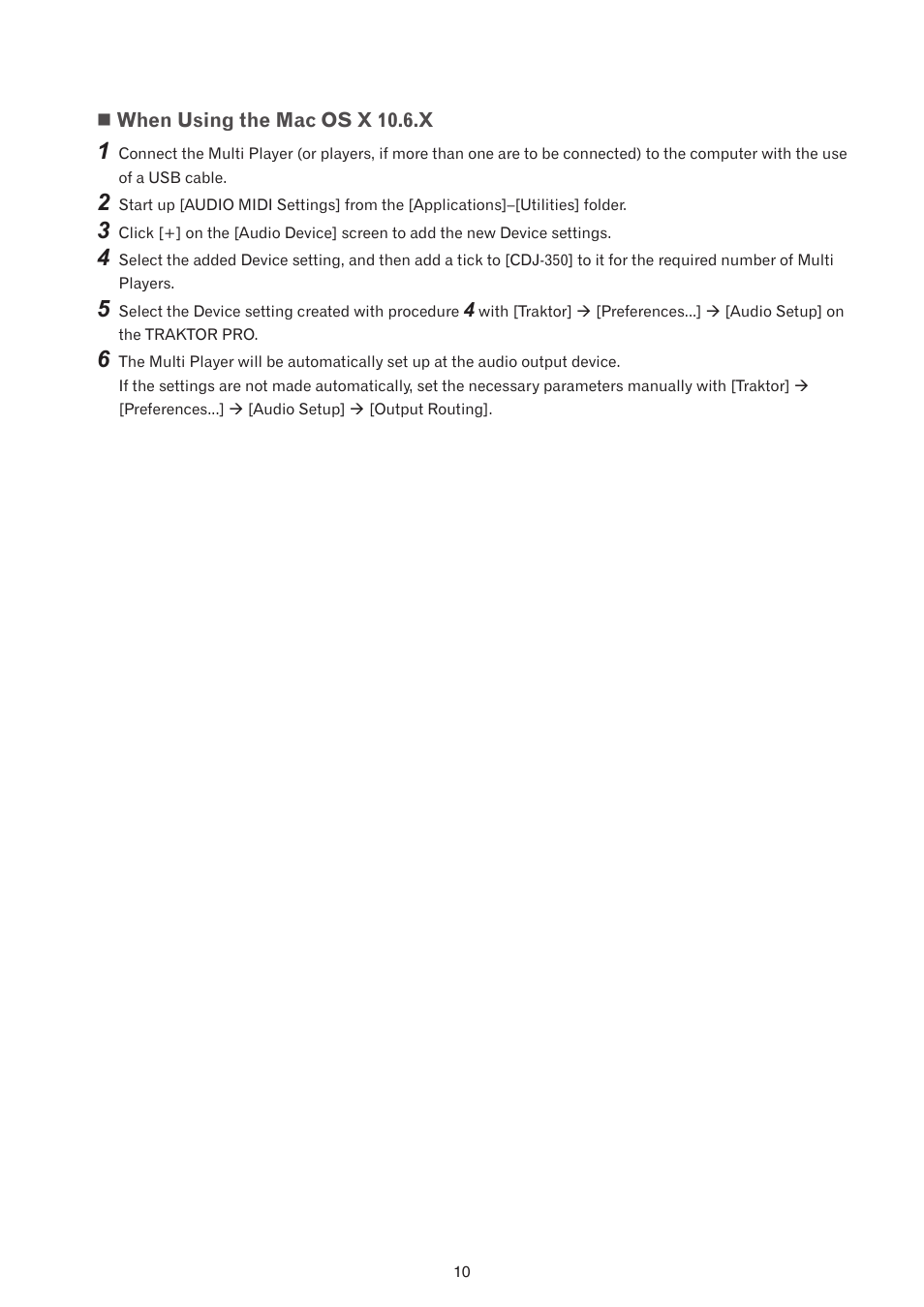 Pioneer TRAKTOR PRO CDJ-350 User Manual | Page 10 / 11