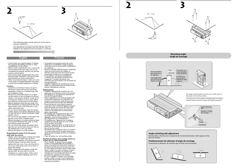English français | Pioneer CDX-FM677 User Manual | Page 31 / 35