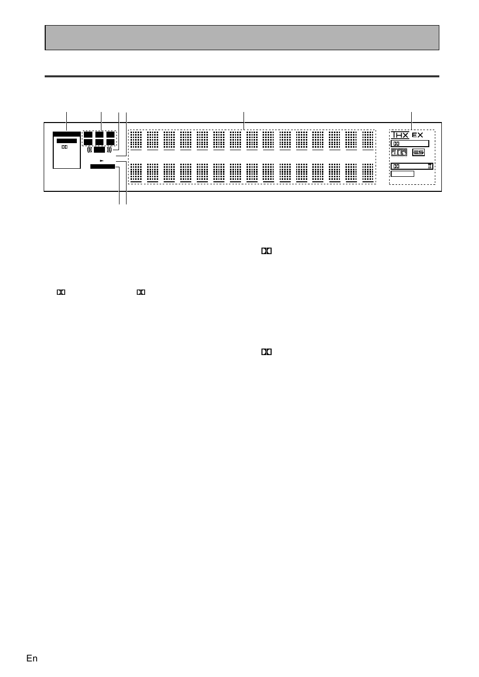 Display, Displays & controls, 6 digital format indicators | 7 speaker indicators, 8 tape 2 indicator, 1 signal select indicators, 2 program format indicators, 4 analog level indicators, 5 character display | Pioneer VSA-AX10 User Manual | Page 36 / 104