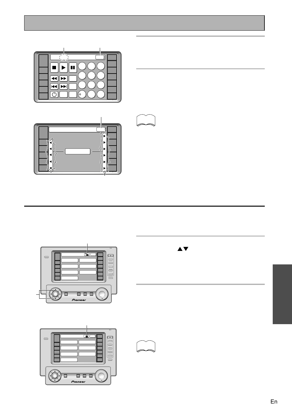 Locking the settings, Basic, Remote control of other components | Unlocked symbol, Locked symbol, 0c 10, Learning | Pioneer VSA-AX10 User Manual | Page 63 / 104