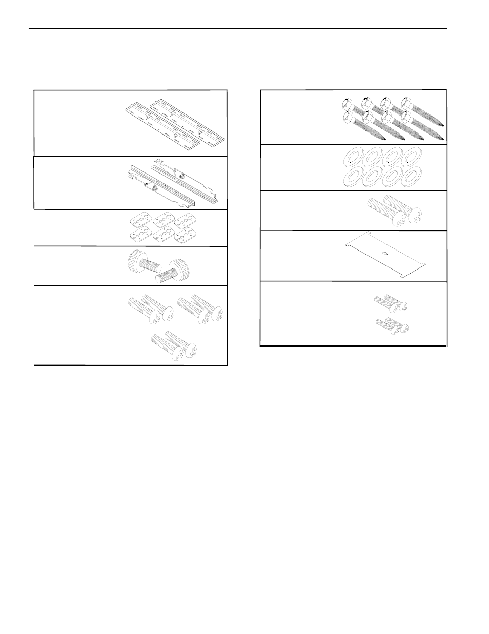 Parts list, Installation tools | Pioneer PWM-T210 User Manual | Page 4 / 11