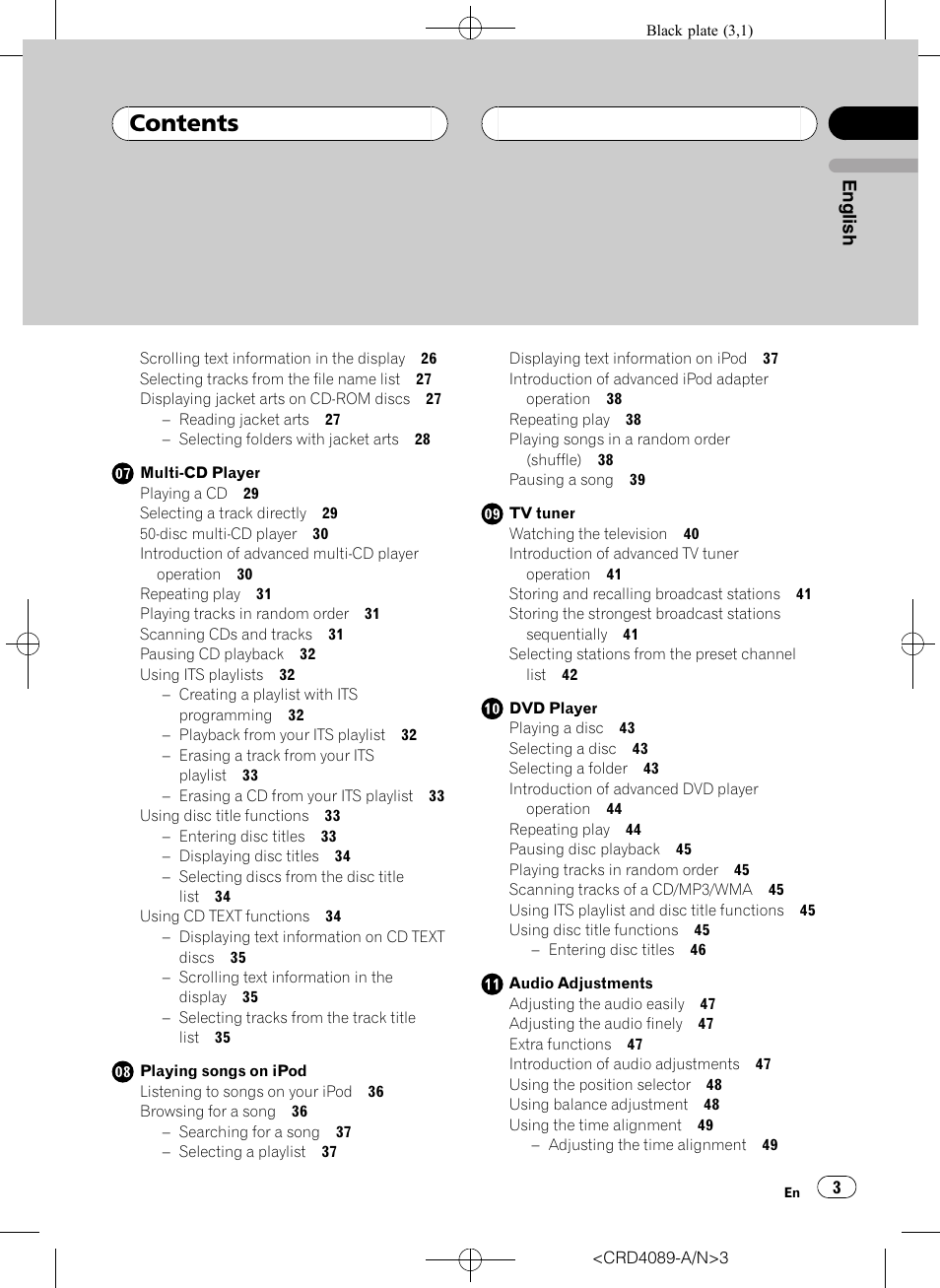 Pioneer SUPER TUNER III D DEH-P8850MP User Manual | Page 3 / 164