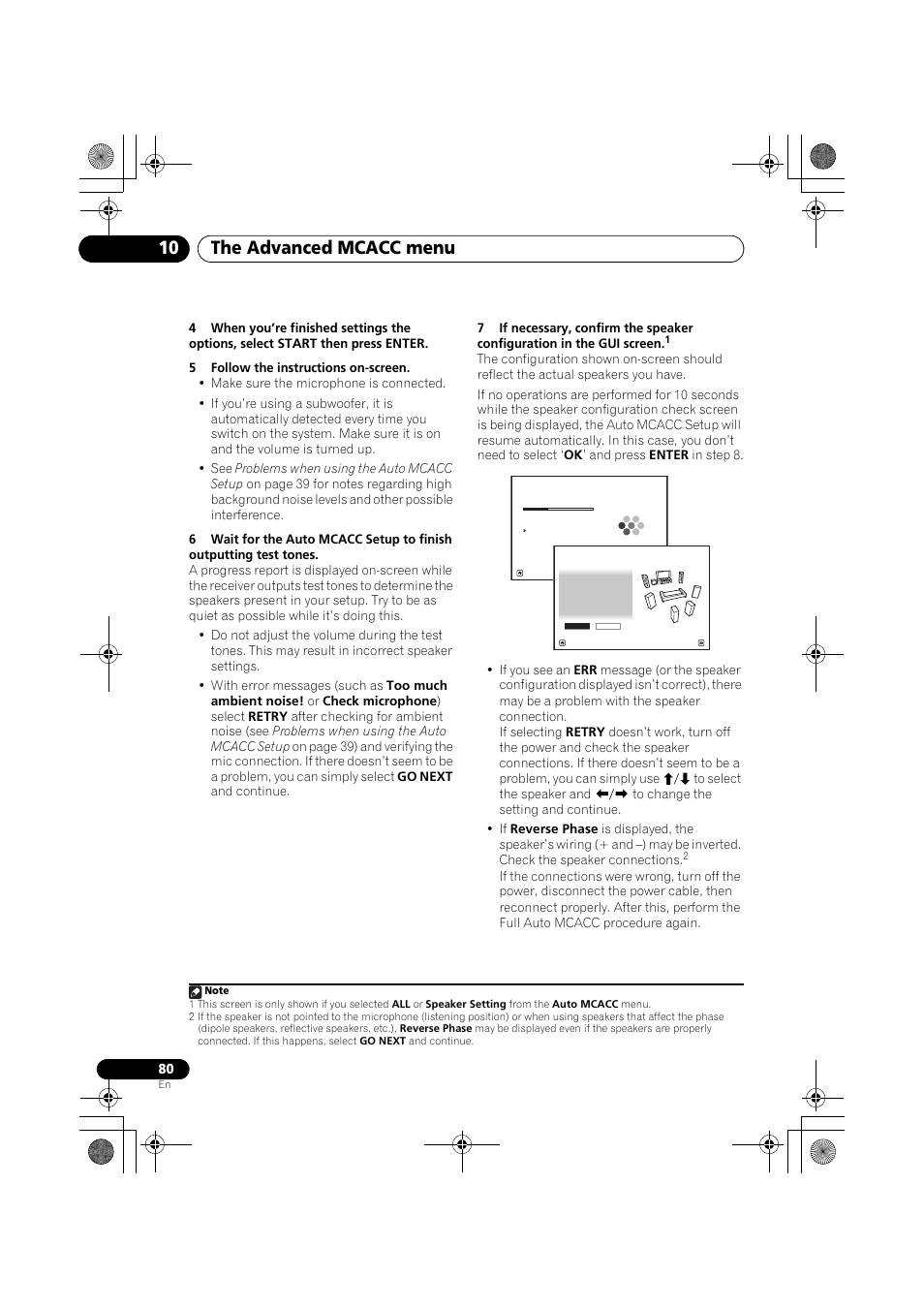 5 follow the instructions on-screen, The advanced mcacc menu 10 | Pioneer VSX-919AH-K User Manual | Page 80 / 128