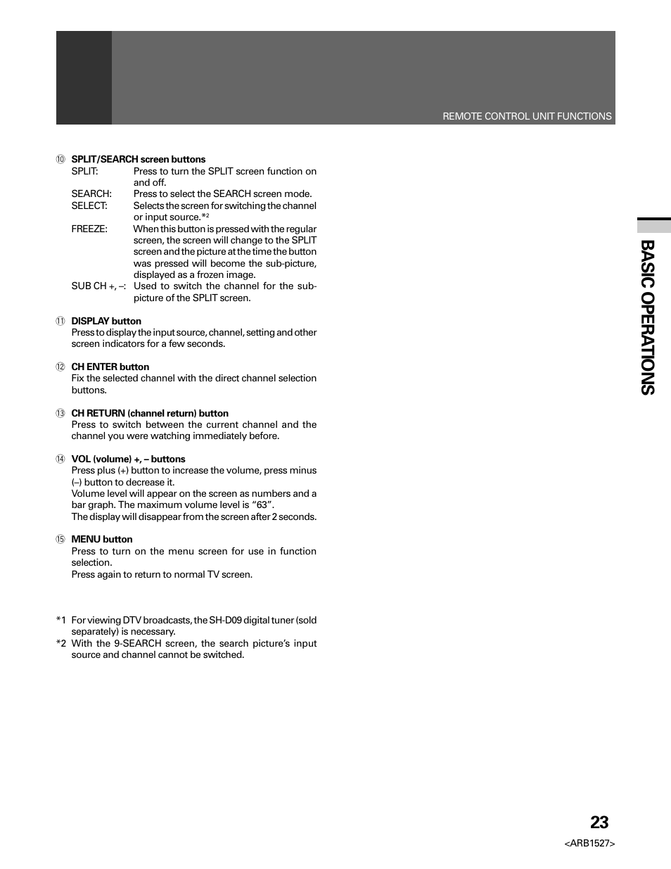 23 basic opera tions | Pioneer Elite PRO 510HD User Manual | Page 23 / 92