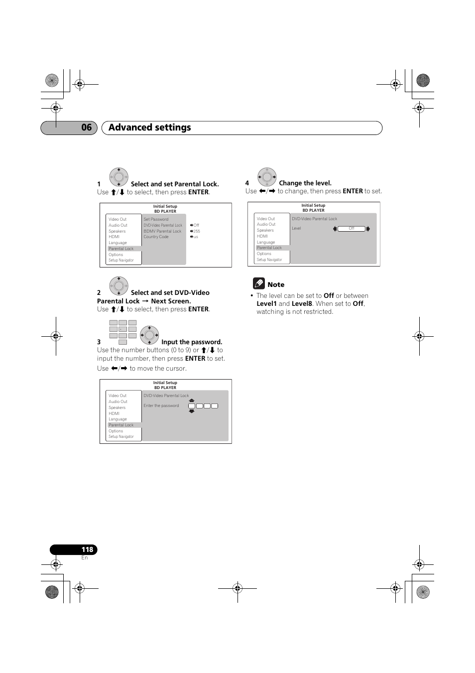 Advanced settings 06 | Pioneer SX-LX03 User Manual | Page 118 / 132