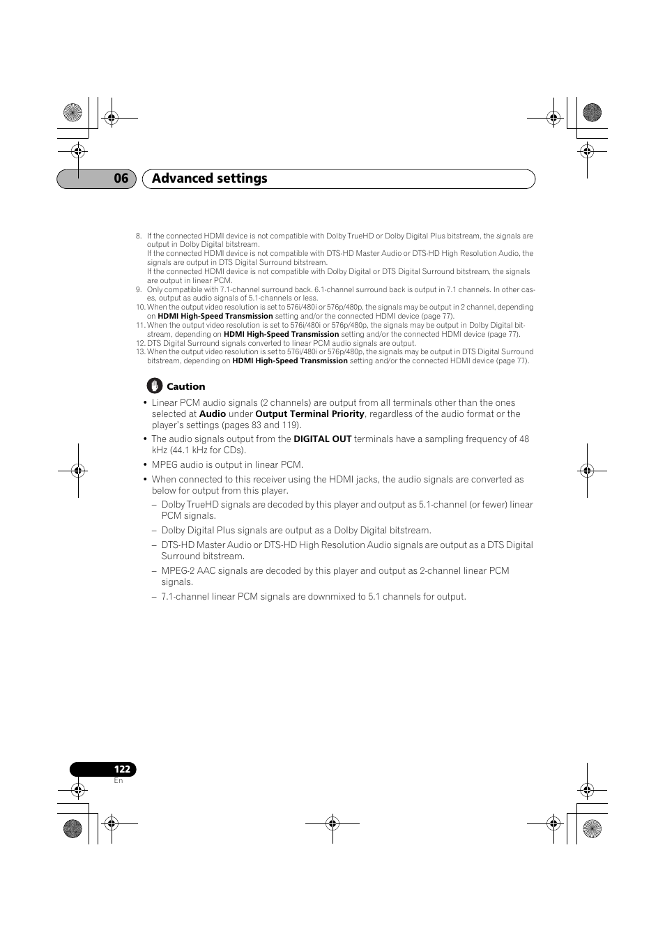 Advanced settings 06 | Pioneer SX-LX03 User Manual | Page 122 / 132