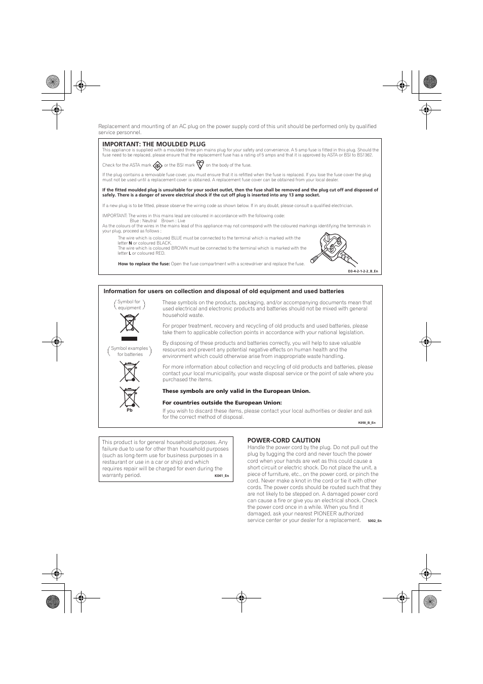 Pioneer SX-LX03 User Manual | Page 3 / 132