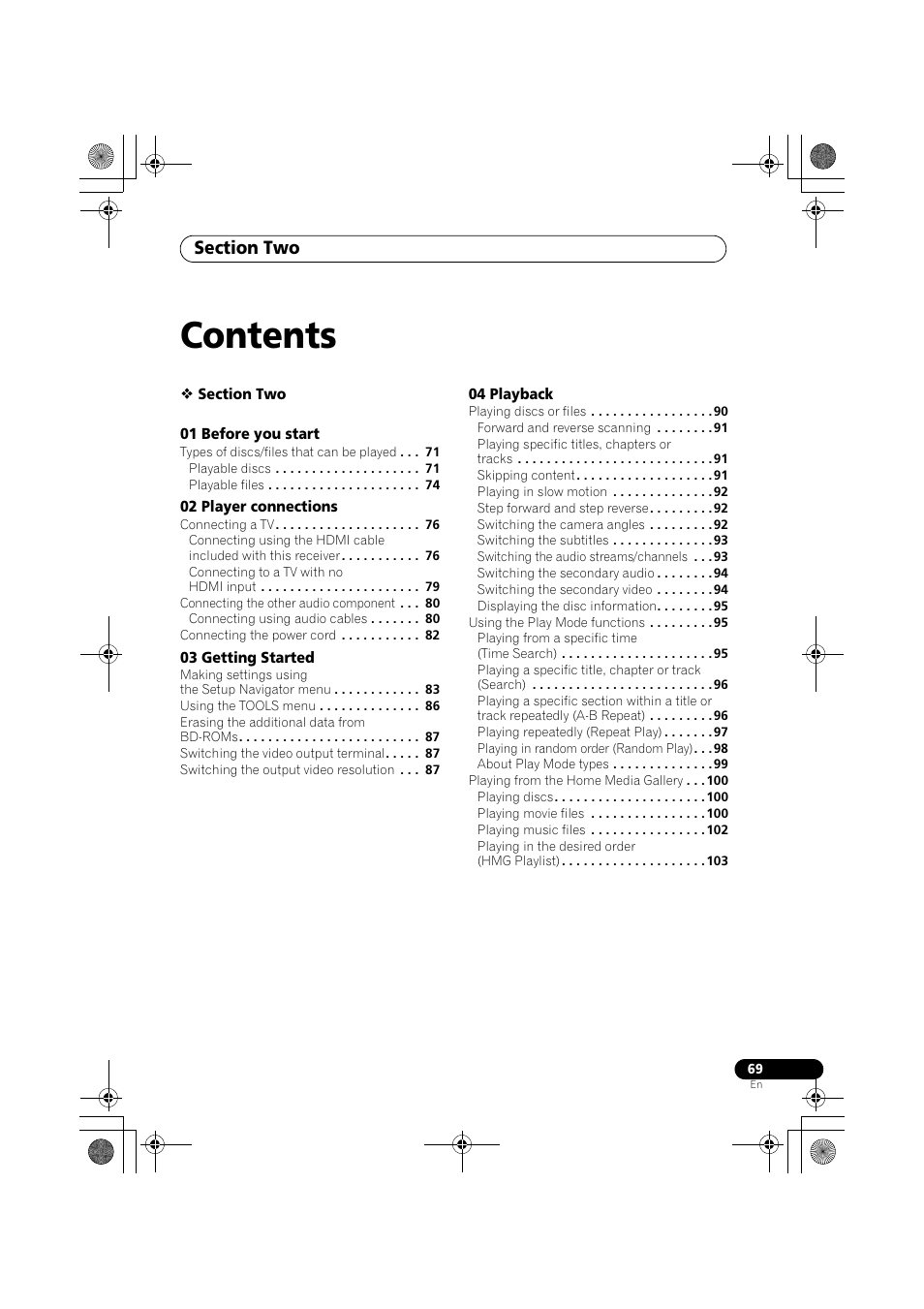 Pioneer SX-LX03 User Manual | Page 69 / 132