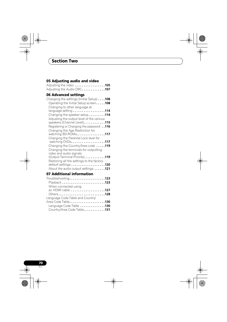 Pioneer SX-LX03 User Manual | Page 70 / 132