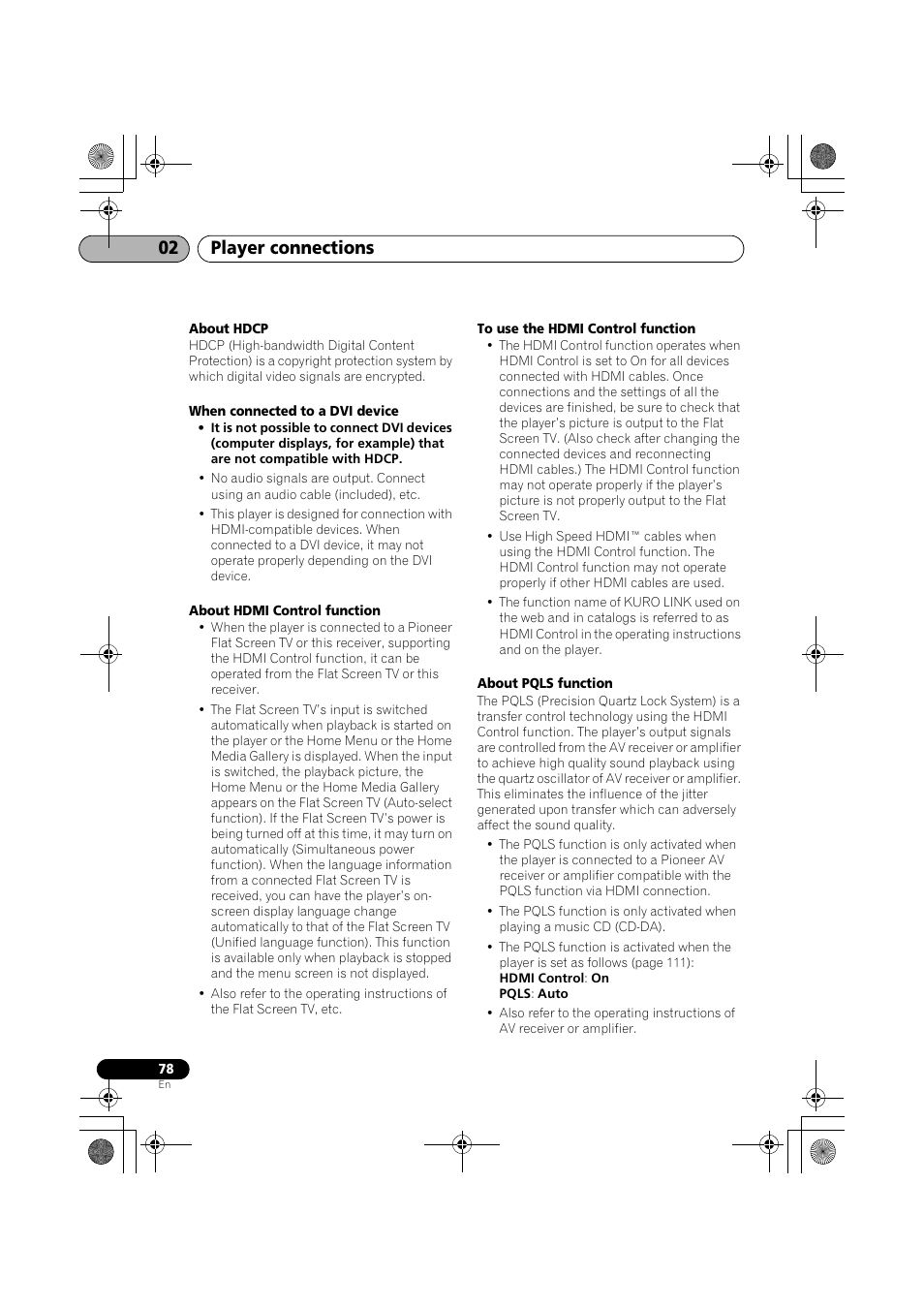 Player connections 02 | Pioneer SX-LX03 User Manual | Page 78 / 132