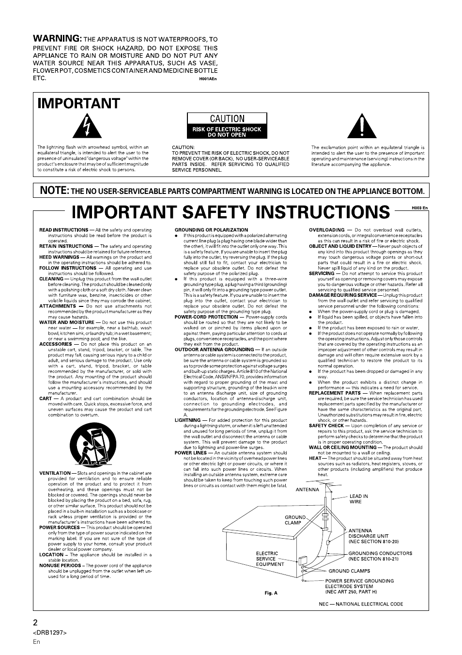 Pioneer CDJ-1000 User Manual | Page 2 / 20
