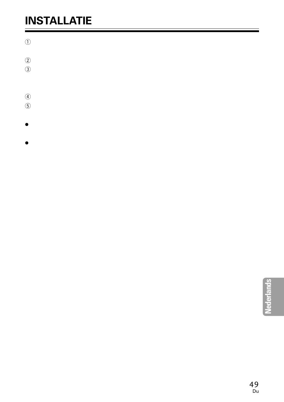 Installatie, Nederlands | Pioneer DVR-A06U User Manual | Page 49 / 60