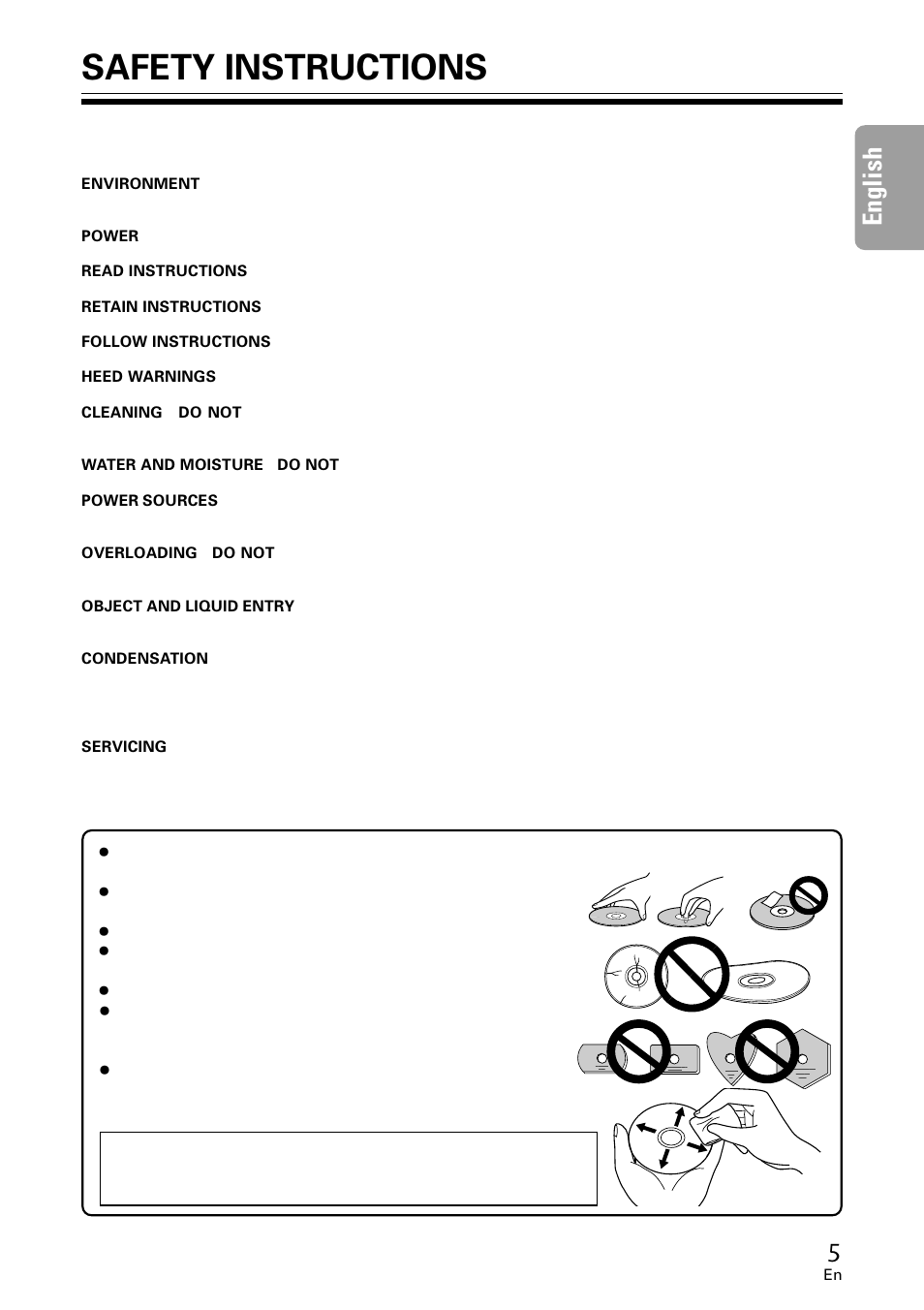 Safety instructions, 5english | Pioneer DVR-A06U User Manual | Page 5 / 60
